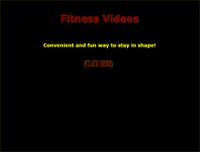 Tablet Screenshot of fitnessvideos.us